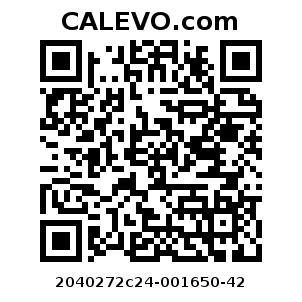 Calevo.com Preisschild 2040272c24-001650-42