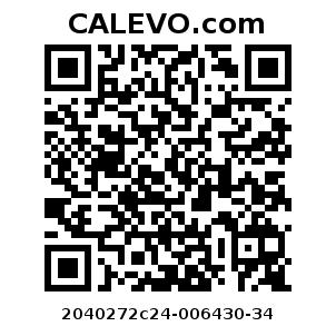 Calevo.com Preisschild 2040272c24-006430-34