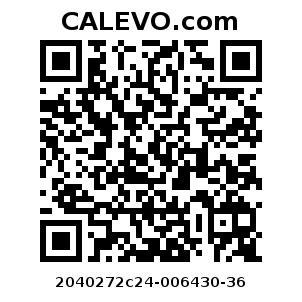 Calevo.com Preisschild 2040272c24-006430-36