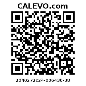 Calevo.com Preisschild 2040272c24-006430-38