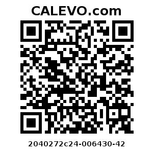 Calevo.com Preisschild 2040272c24-006430-42