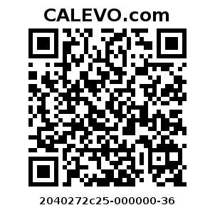 Calevo.com pricetag 2040272c25-000000-36