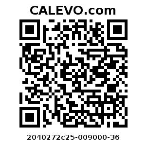Calevo.com pricetag 2040272c25-009000-36