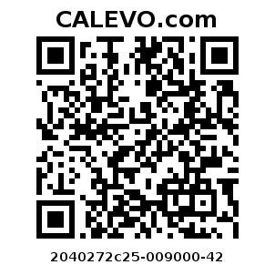 Calevo.com pricetag 2040272c25-009000-42