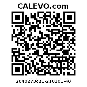 Calevo.com Preisschild 2040273c21-210101-40