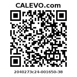 Calevo.com Preisschild 2040273c24-001650-38
