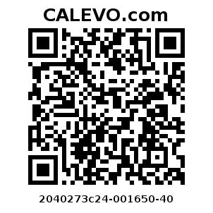 Calevo.com Preisschild 2040273c24-001650-40