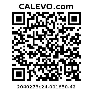 Calevo.com Preisschild 2040273c24-001650-42
