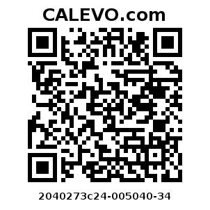 Calevo.com Preisschild 2040273c24-005040-34