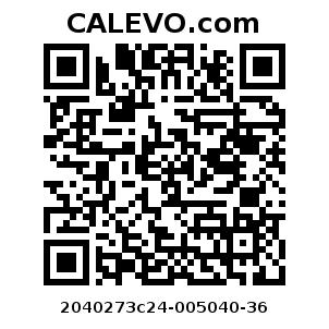 Calevo.com Preisschild 2040273c24-005040-36