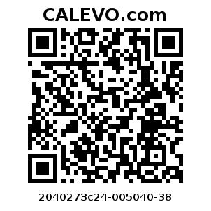 Calevo.com Preisschild 2040273c24-005040-38
