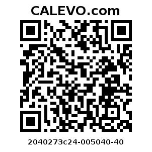 Calevo.com Preisschild 2040273c24-005040-40