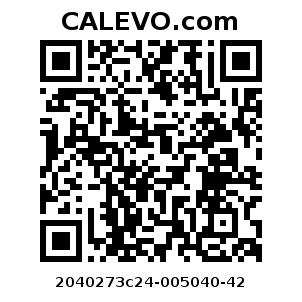 Calevo.com Preisschild 2040273c24-005040-42