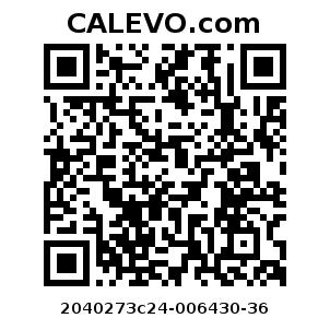 Calevo.com Preisschild 2040273c24-006430-36