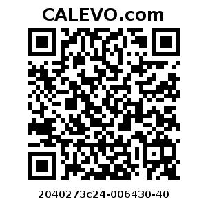 Calevo.com Preisschild 2040273c24-006430-40