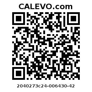 Calevo.com Preisschild 2040273c24-006430-42