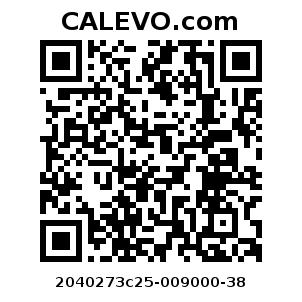 Calevo.com pricetag 2040273c25-009000-38