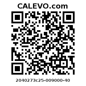 Calevo.com pricetag 2040273c25-009000-40
