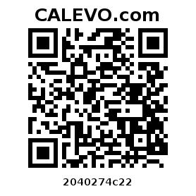 Calevo.com Preisschild 2040274c22
