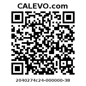 Calevo.com Preisschild 2040274c24-000000-38