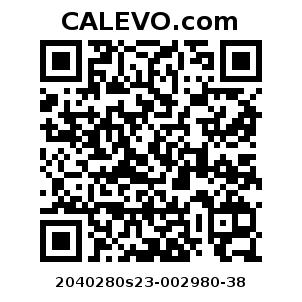 Calevo.com Preisschild 2040280s23-002980-38