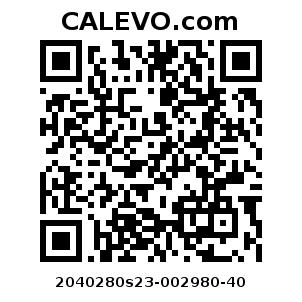 Calevo.com Preisschild 2040280s23-002980-40