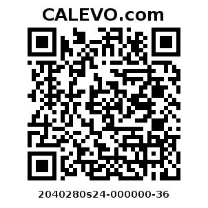 Calevo.com Preisschild 2040280s24-000000-36