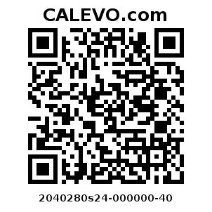 Calevo.com Preisschild 2040280s24-000000-40