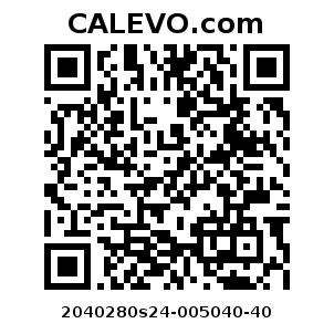 Calevo.com Preisschild 2040280s24-005040-40