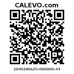 Calevo.com pricetag 2040280s25-000000-44