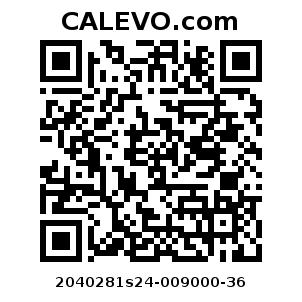 Calevo.com Preisschild 2040281s24-009000-36
