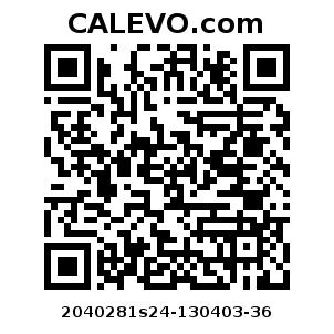 Calevo.com Preisschild 2040281s24-130403-36