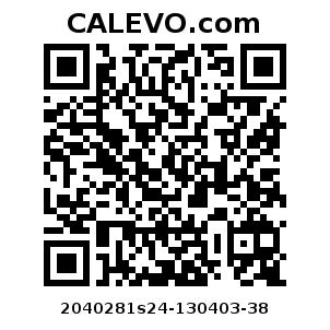 Calevo.com Preisschild 2040281s24-130403-38