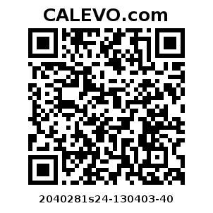 Calevo.com Preisschild 2040281s24-130403-40