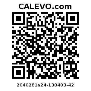 Calevo.com Preisschild 2040281s24-130403-42