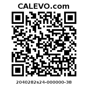 Calevo.com Preisschild 2040282s24-000000-38