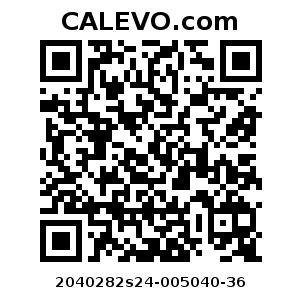 Calevo.com Preisschild 2040282s24-005040-36