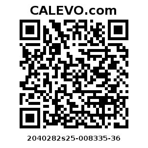 Calevo.com pricetag 2040282s25-008335-36
