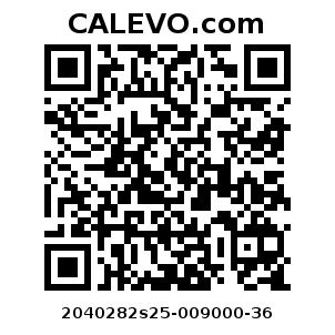 Calevo.com Preisschild 2040282s25-009000-36