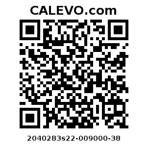 Calevo.com Preisschild 2040283s22-009000-38