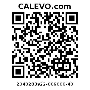 Calevo.com Preisschild 2040283s22-009000-40