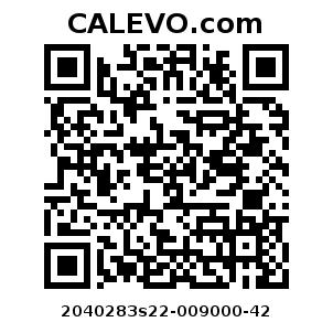Calevo.com Preisschild 2040283s22-009000-42