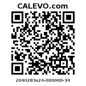 Calevo.com Preisschild 2040283s24-000000-34