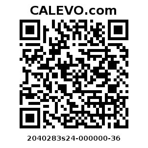 Calevo.com Preisschild 2040283s24-000000-36