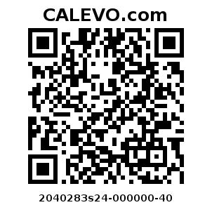 Calevo.com pricetag 2040283s24-000000-40