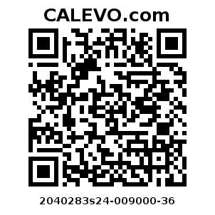 Calevo.com Preisschild 2040283s24-009000-36