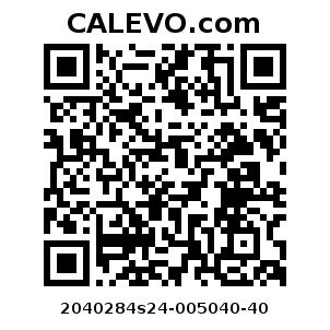 Calevo.com Preisschild 2040284s24-005040-40