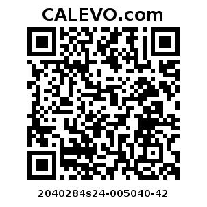 Calevo.com Preisschild 2040284s24-005040-42