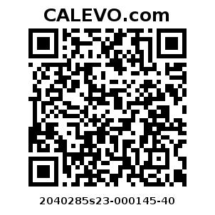 Calevo.com Preisschild 2040285s23-000145-40