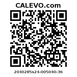 Calevo.com Preisschild 2040285s24-005040-36